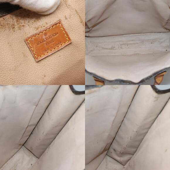 LOUIS VUITTON Monogram Sac Plat Hand Bag M51140 - Picture 11 of 12